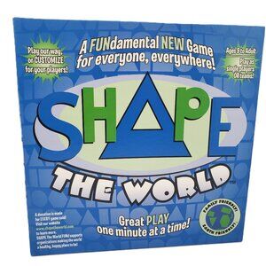 Shape the World Board Game Drawing Picture Game Family Eco Friendly Vardo